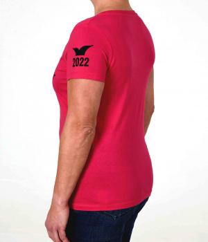 Sessions-T-Shirt 2022 Damen - Raspberry
